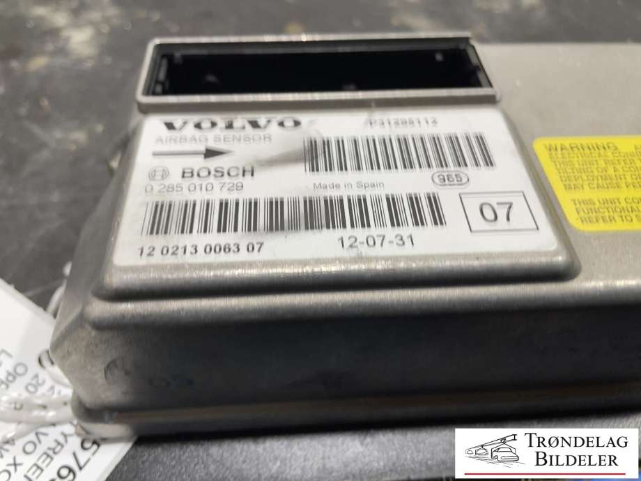 Styreenhet airbag hovedsensor til Volvo XC90 2007-2014 (Type I, Fase 2)  (P31295112|)