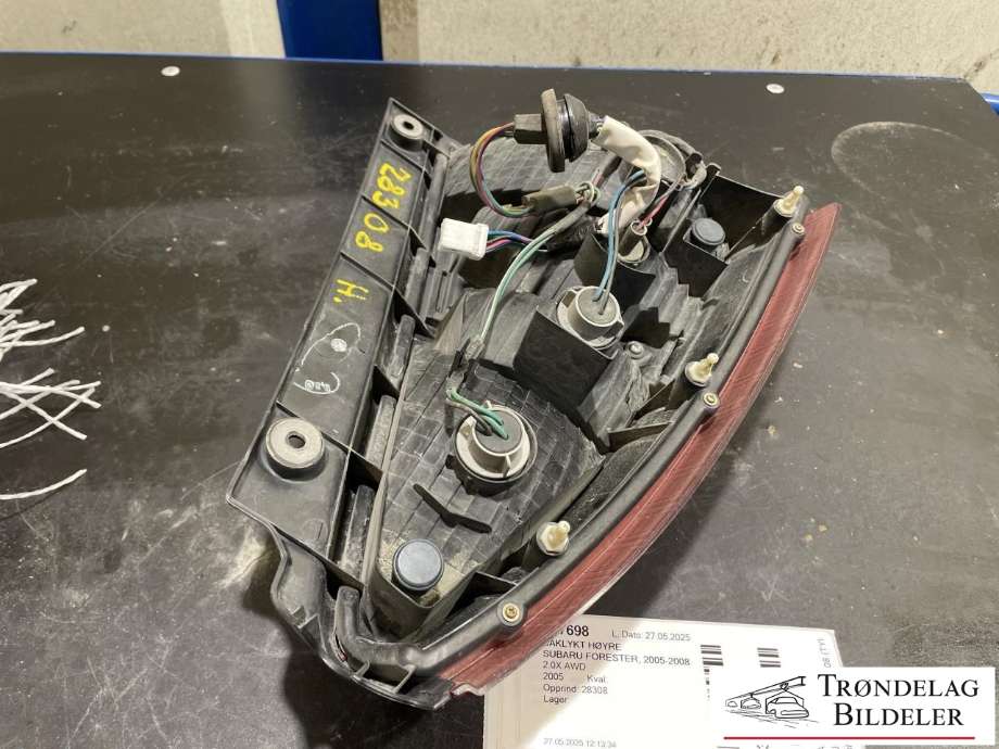 Baklykt høyre til Subaru Forester 2005-2008 (Type II, Fase 2)  (84201SA060|)
