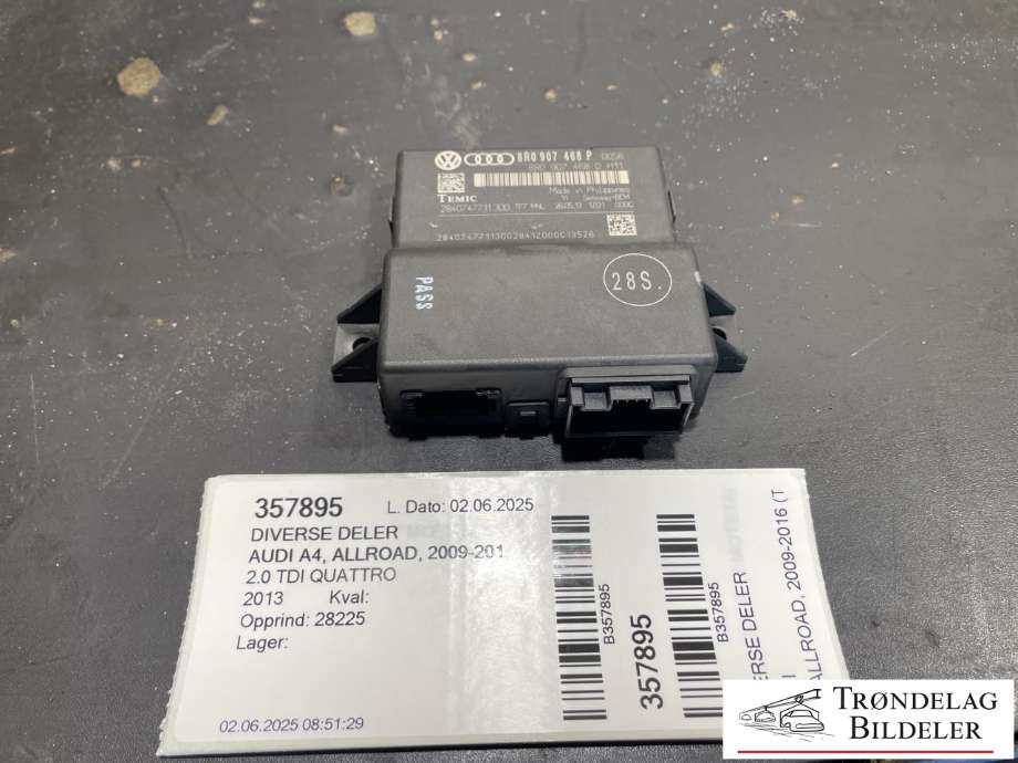 Diverse deler til Audi A4, Allroad 2009-2016 (Type I) (B8) (B8) (8R0 907 468 P|)