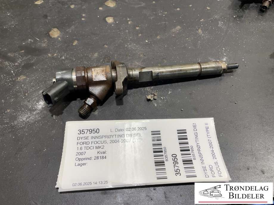 Dyse innsprøyting diesel til Ford Focus 2004-2007 (Type II, Fase 1) (5M5Q-9F593-AA|)