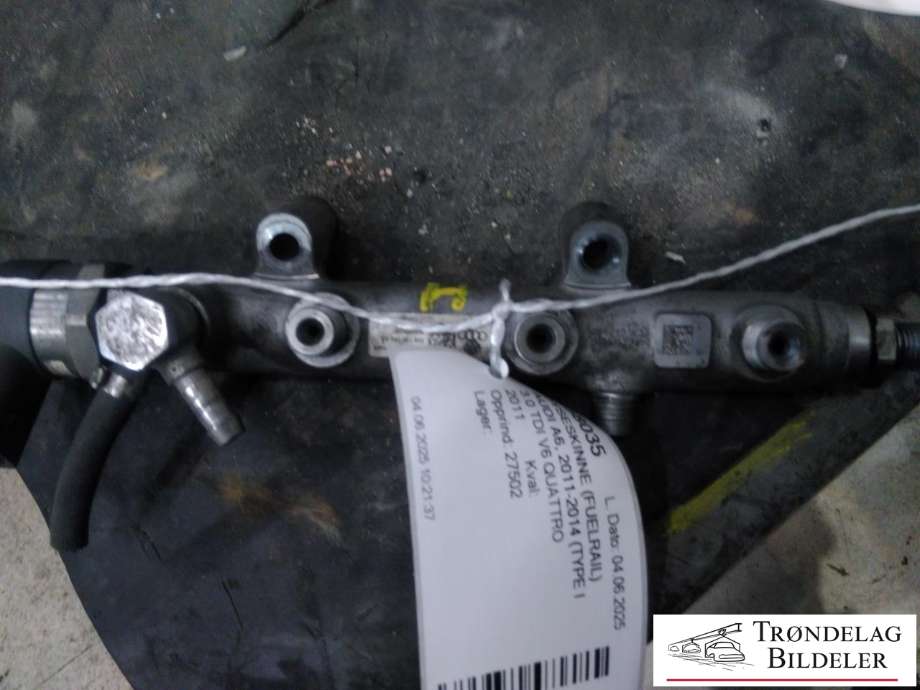 Dyseskinne (fuelrail) til Audi A6 2011-2014 (Type IV, Fase 1) (C7) (C7) (059 130 090|)