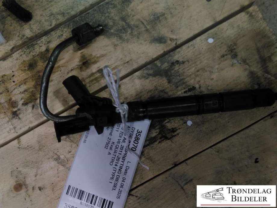 Dyse innsprøyting diesel til Audi A6, 2011-2014 (Type IV, Fase 1) (C7) (C7) (059 130 277 CC|059 130 277 EH)