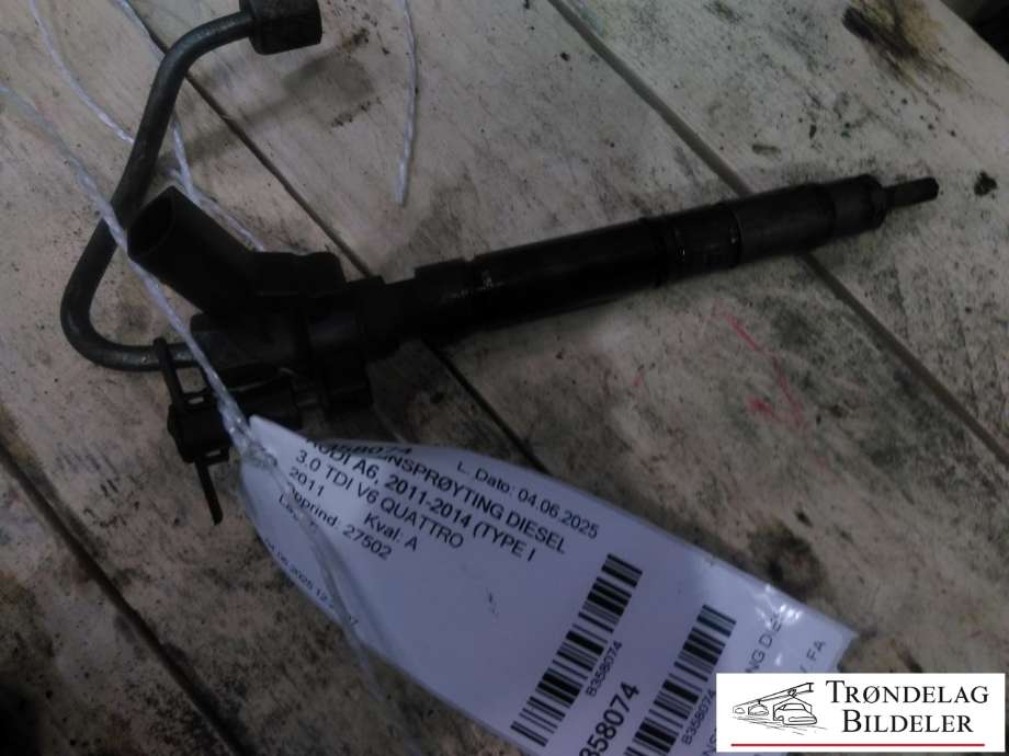 Dyse innsprøyting diesel til Audi A6, 2011-2014 (Type IV, Fase 1) (C7) (C7) (059 130 277 CC|059 130 277 EH)