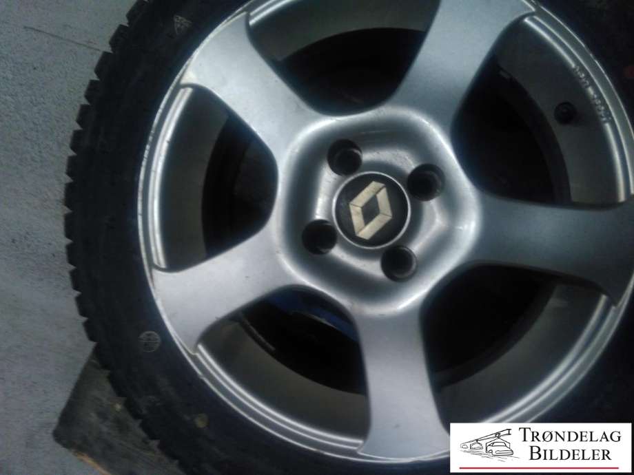 Hjulsett aluminium vinter til Renault Kangoo 1998-2003 (Type I, Fase 1)  (TRIANGLE|185/60R15 4X100 5.5JX15 ET35? CB60.1MM|7-8MM MØNSTERDYBDE|PROD 13/23)