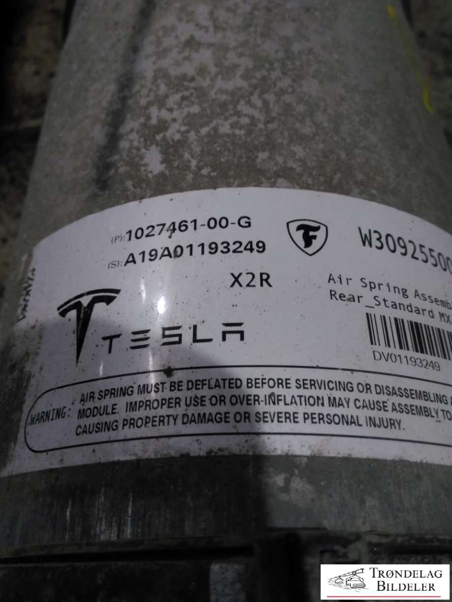 Fjærbein venstre bak til Tesla Model X 2016-->>  (1027461-00-G|)