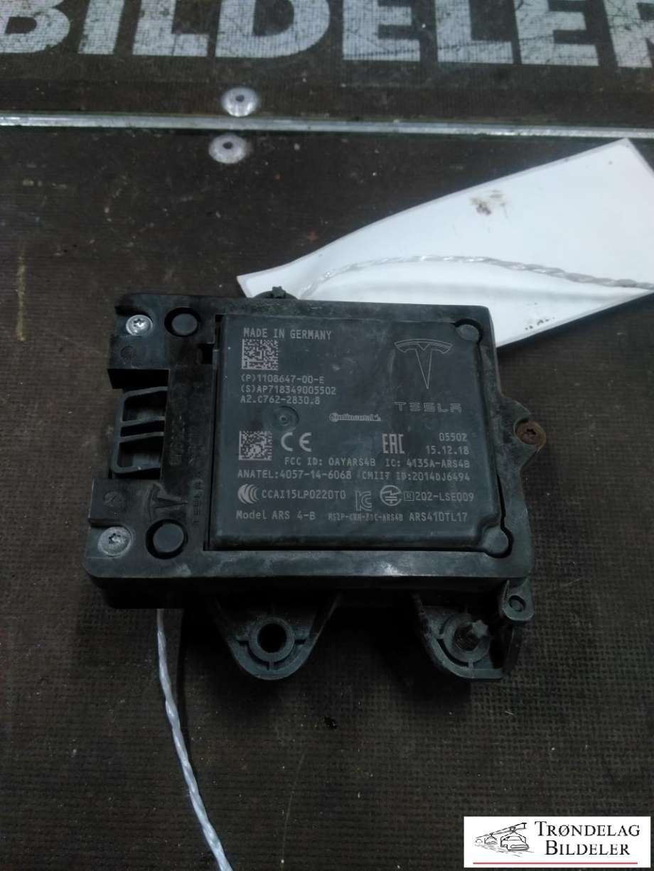 Sensor radar til Tesla Model X, 2016-->>  (110864700E)