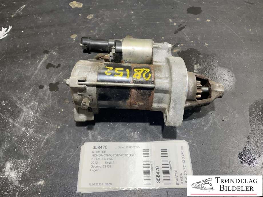 Starter til Honda CR-V, 2007-2012 (Type III)  (31200PWAG51|428000-0960|986022611)