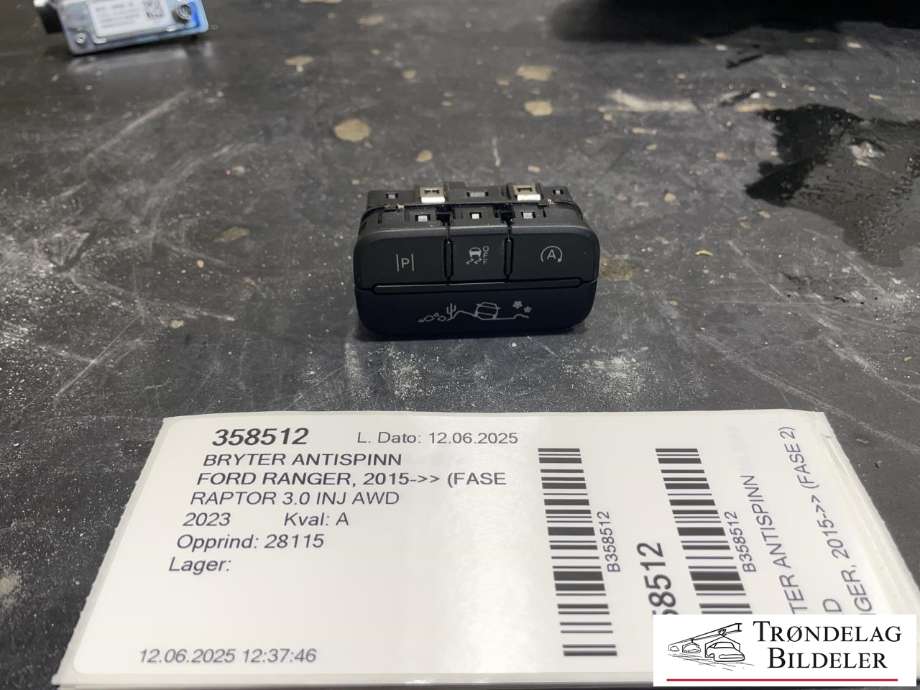 Bryter Antispinn til Ford Ranger / Ranger Raptor, 2015-2022  (N1WT-130734-ATB)