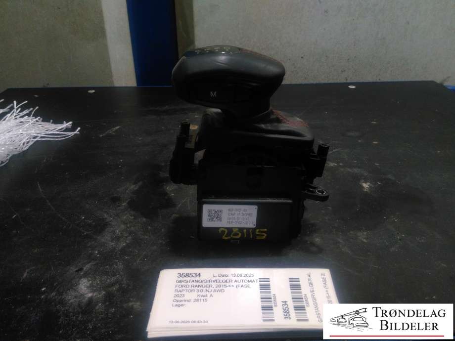 Girstang/girvelger automat til Ford Ranger / Ranger Raptor, 2015-2022  (MB3P-7P427-JEW)