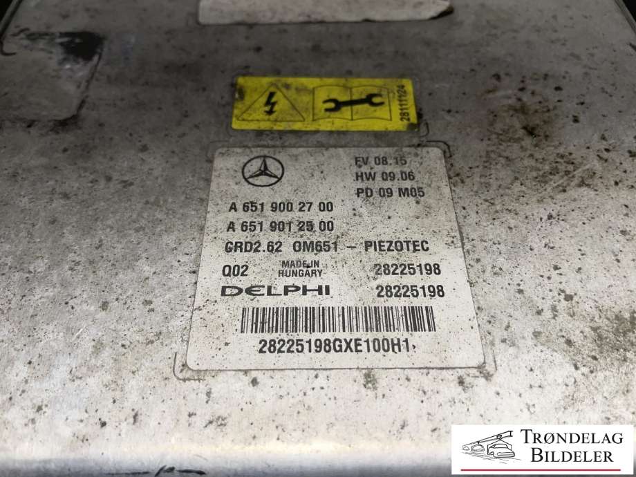 Styreenhet motor til Mercedes GLK 2008-2015 (X204) (X204) (A 651 900 27 00|A 651 900 69 00|A 651 901 25 00)
