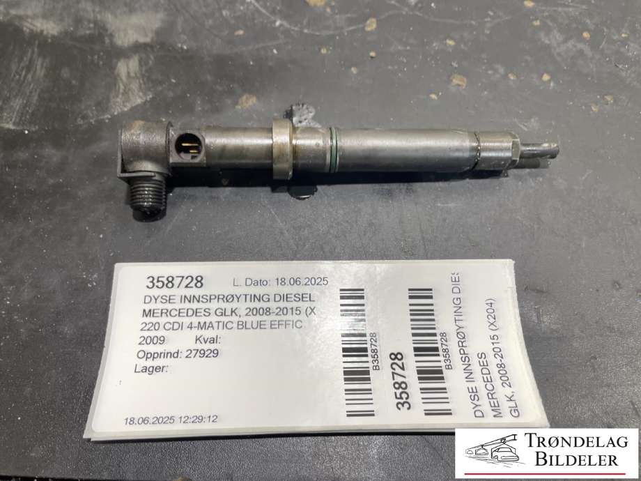 Dyse innsprøyting diesel til Mercedes GLK, 2008-2015 (X204) (X204) (A 651 070 04 87)