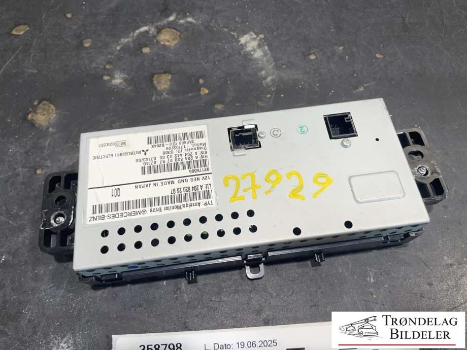 Bilstereo navigasjon skjerm til Mercedes GLK 2008-2015 (X204) (X204) (A2048202697|92175565|)