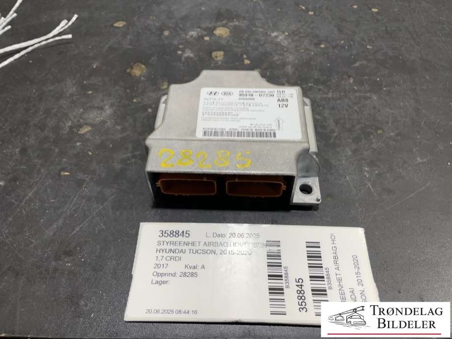 Styreenhet airbag hovedsensor til Hyundai Tucson, 2015-2020  (95910-D7230)