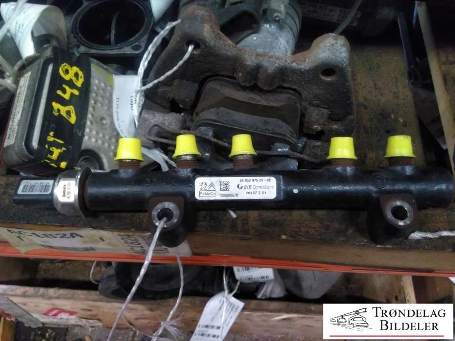 Dyseskinne (fuelrail) til Volvo V70 2007-2013 (Type III, Fase 1)  (9685297580|31422168|31422169)
