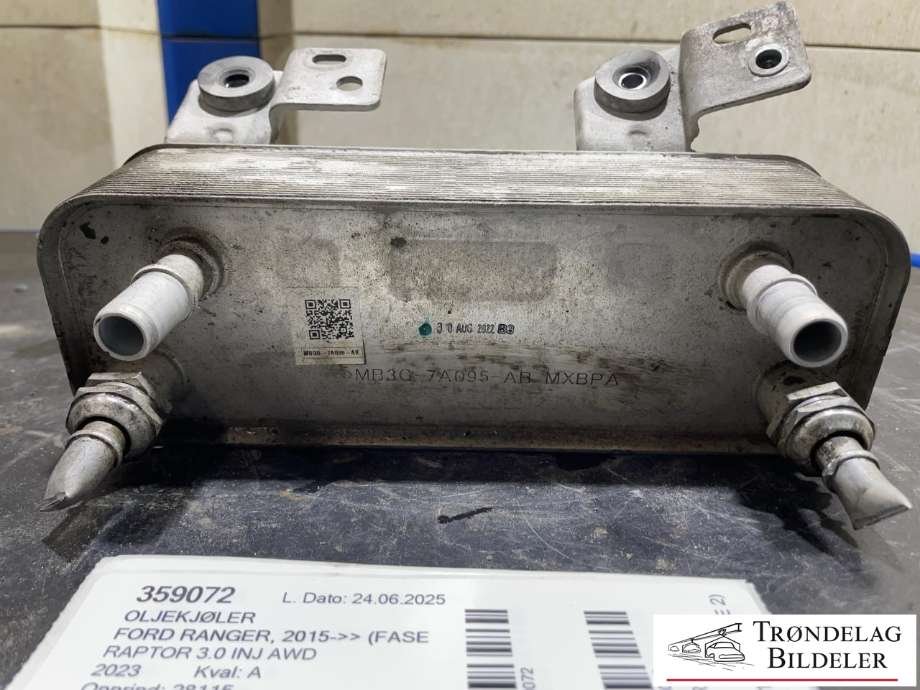 Oljekjøler til Ford Ranger / Ranger Raptor 2015-2022  (MB3G-7A095-AB|5842924|)