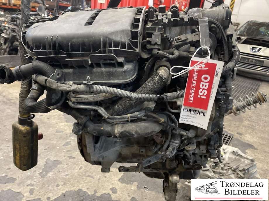 Motor diesel til Peugeot 5008 2010-2017 (Type I)  (9H05|0135 QY|)