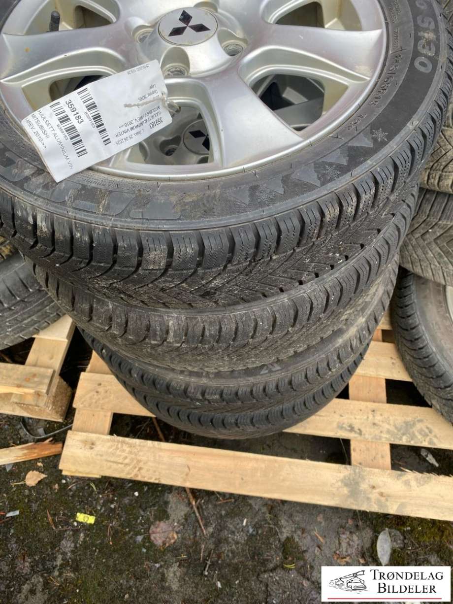 Hjulsett aluminium vinter til Mitsubishi i-MiEV 2010-->>  (145/65/R15 4X100 4JX15 ET35 CB F56.1MM B54.1MM|8 mm mønsterdybde|prod 22-24)