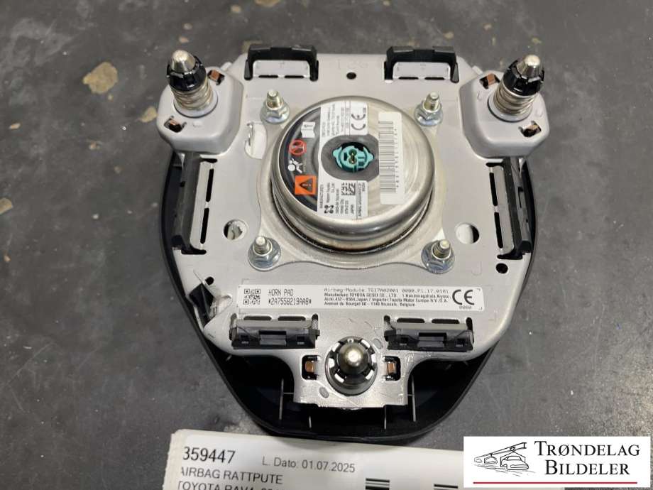 Airbag rattpute til Toyota RAV4 2019-->> (Type V)  (45130-12E40-C0|)