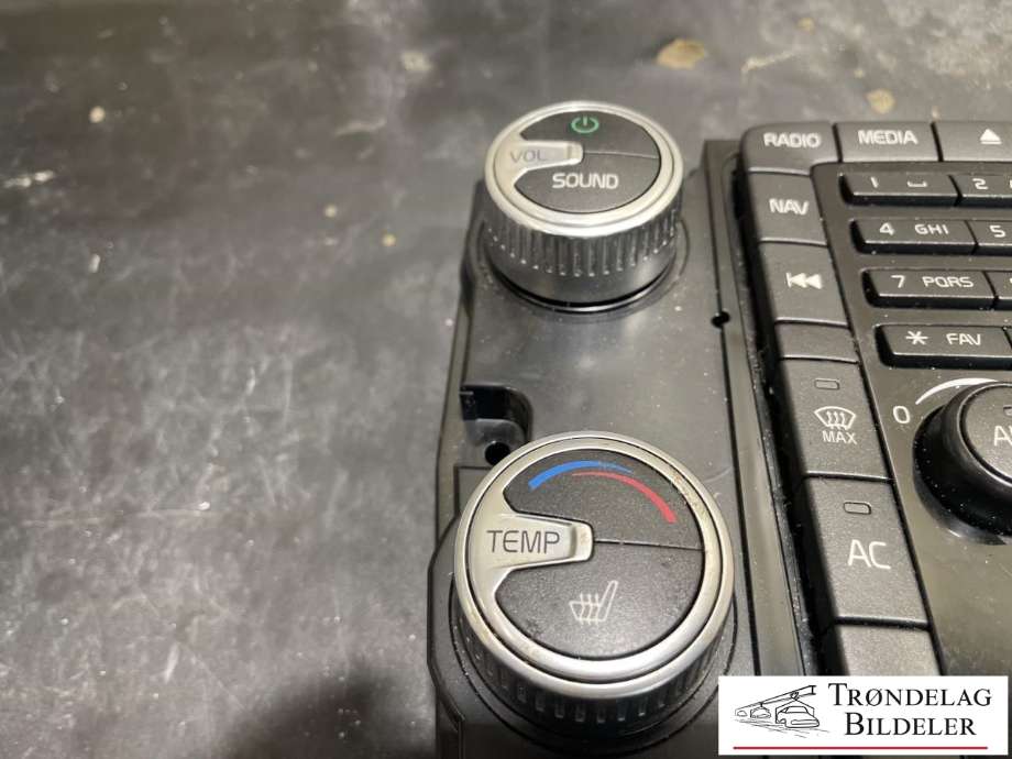 Varmeapparat betjening til Volvo V70 2014-2016 (Type III, Fase 2)  (31443428|)