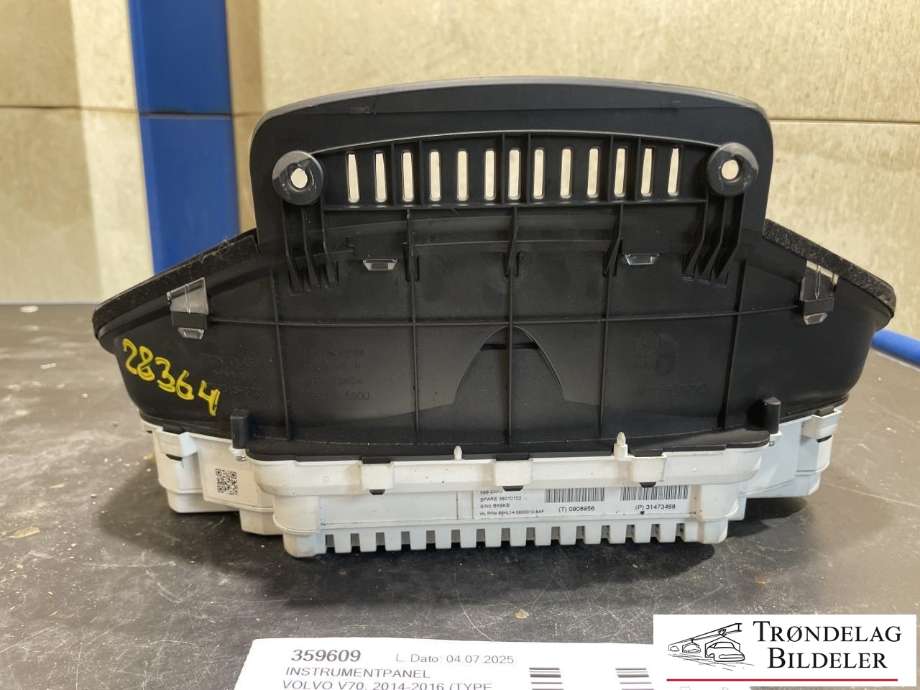 Instrumentpanel til Volvo V70 2014-2016 (Type III, Fase 2)  (31394750|36003011|36011320)