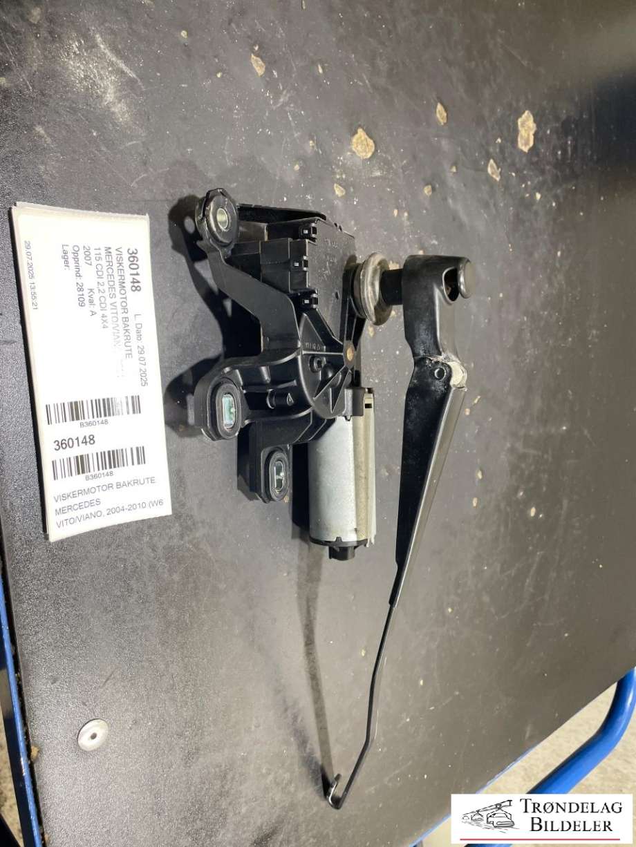 Viskermotor bakrute til Mercedes Vito/Viano 2004-2010 (Fase 1) (W639) (W639) (A6398200908002|)