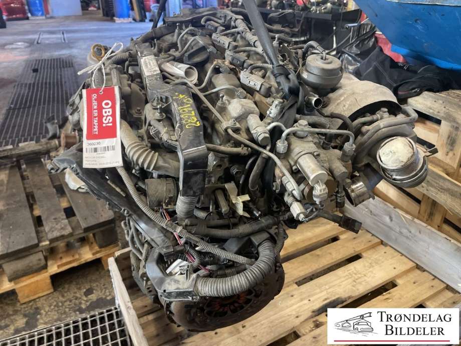 Motor diesel til Toyota Avensis 2009-2015 (Type III, Fase 1)  (1AD-FTV|190000R110|)