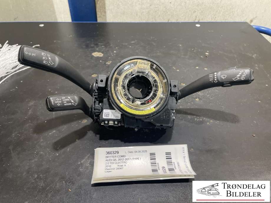 Bryter combi til Audi Q5, 2012-2017 (Type I, Fase 2)  (8K0953502BK)