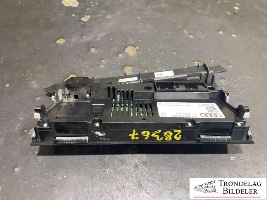 Varmeapparat betjening til Audi Q5 2012-2017 (Type I, Fase 2)  (8T1 820 043 AN|)