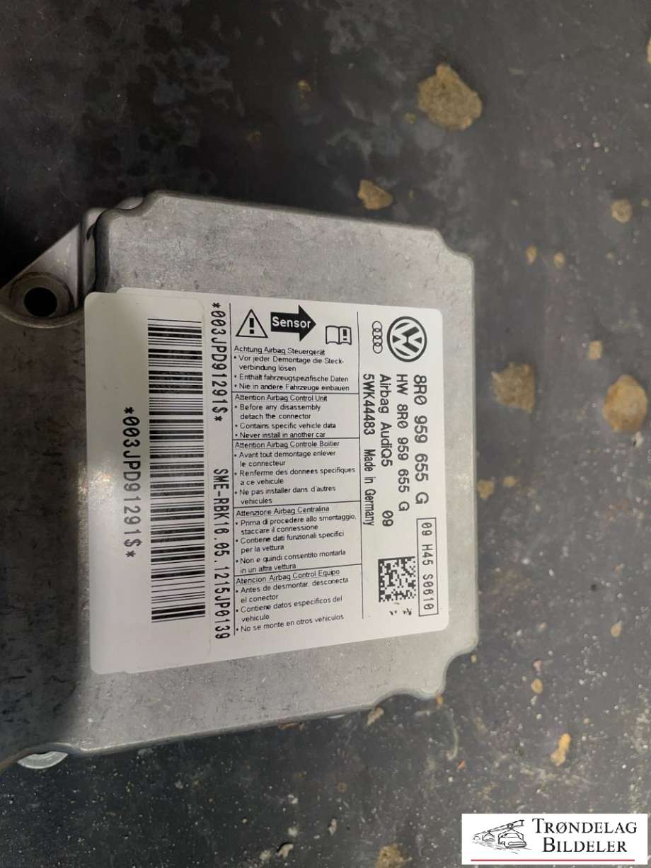 Airbag elektronikk til Audi Q5 2012-2017 (Type I, Fase 2)  (8R0 959 655 G|)