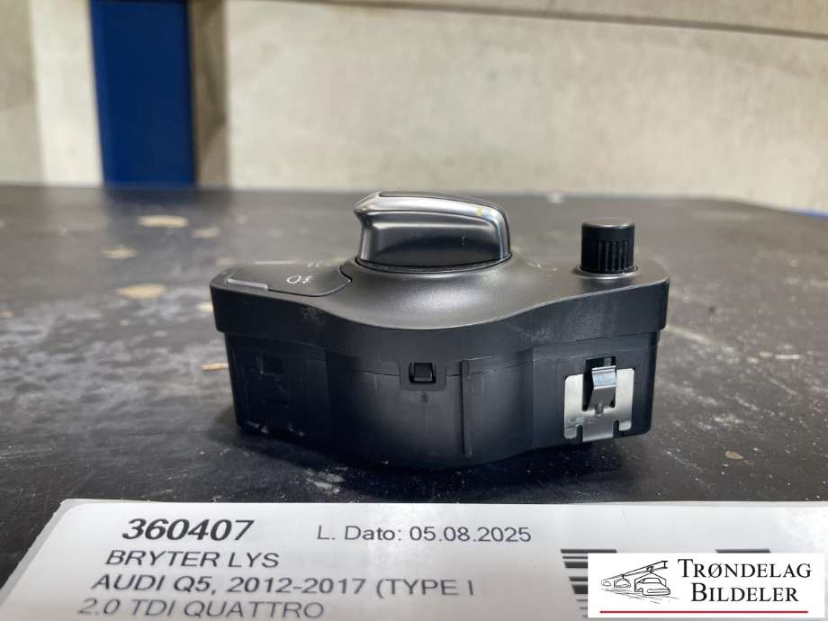 Bryter lys til Audi Q5 2012-2017 (Type I, Fase 2)  (8K0941531AS|8K0941531AS WEP|8K0941531AL)
