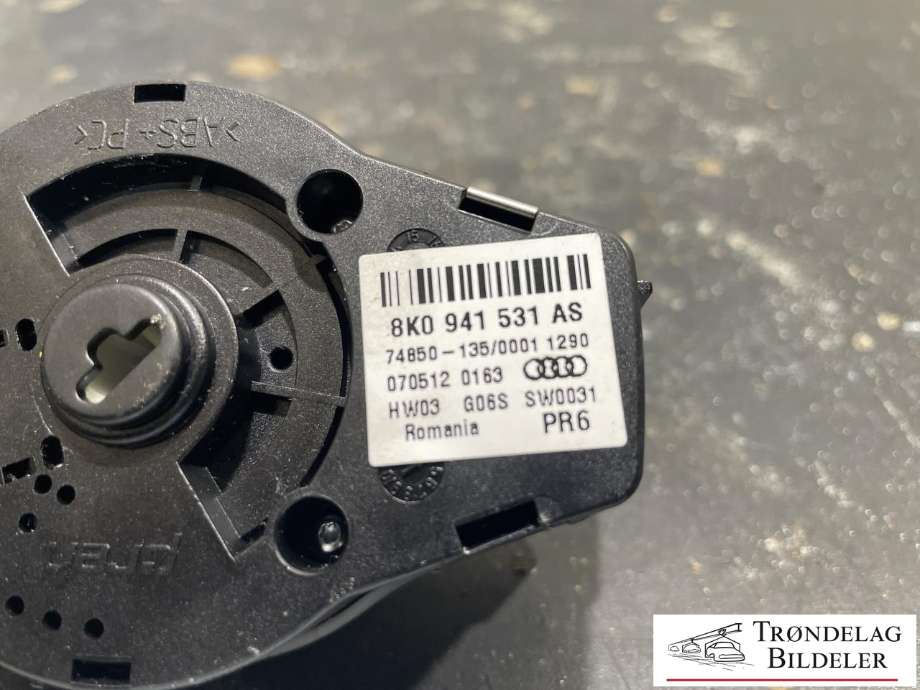Bryter lys til Audi Q5 2012-2017 (Type I, Fase 2)  (8K0941531AS|8K0941531AS WEP|8K0941531AL)