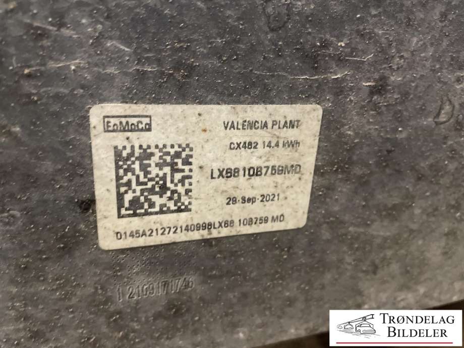 Batteripakke hybrid til Ford Kuga 2019-->> (Type III) (LX6810B759MD|)