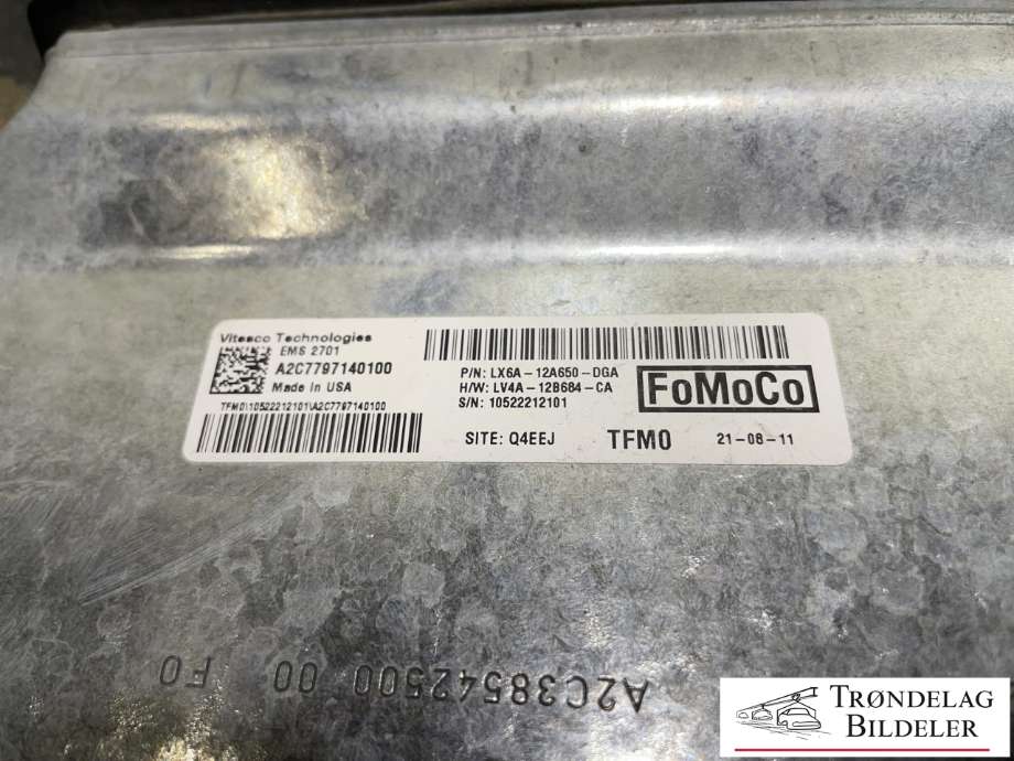 Styreenhet motor til Ford Kuga 2019-->> (Type III)  (LX6A-12A650-DGA|5819474|SVLV4A-12A650-CB)
