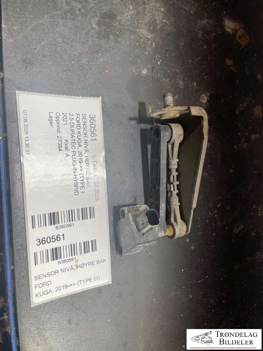 Sensor nivå, høyre bak til Ford Kuga, 2019-->> (Type III)  (304959)