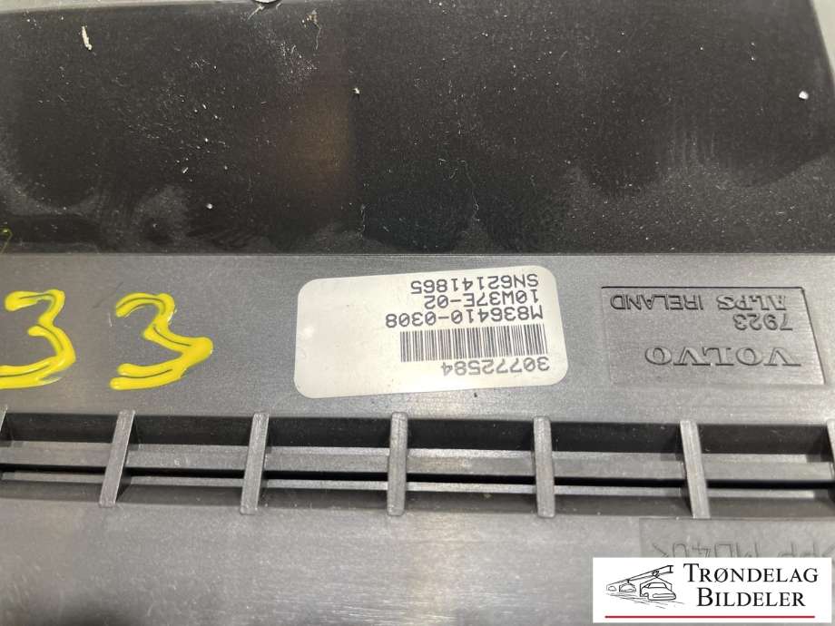 Instrument kjørecomputer til Volvo XC60 2008-2013 (Type I, Fase 1)  (30772584|31328830|MB36410-0308)