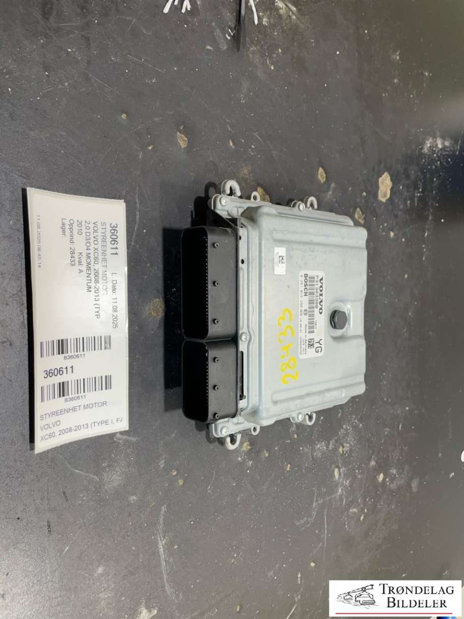 Styreenhet motor til Volvo XC60 2008-2013 (Type I, Fase 1) (P31303388|0 281 015 286|)