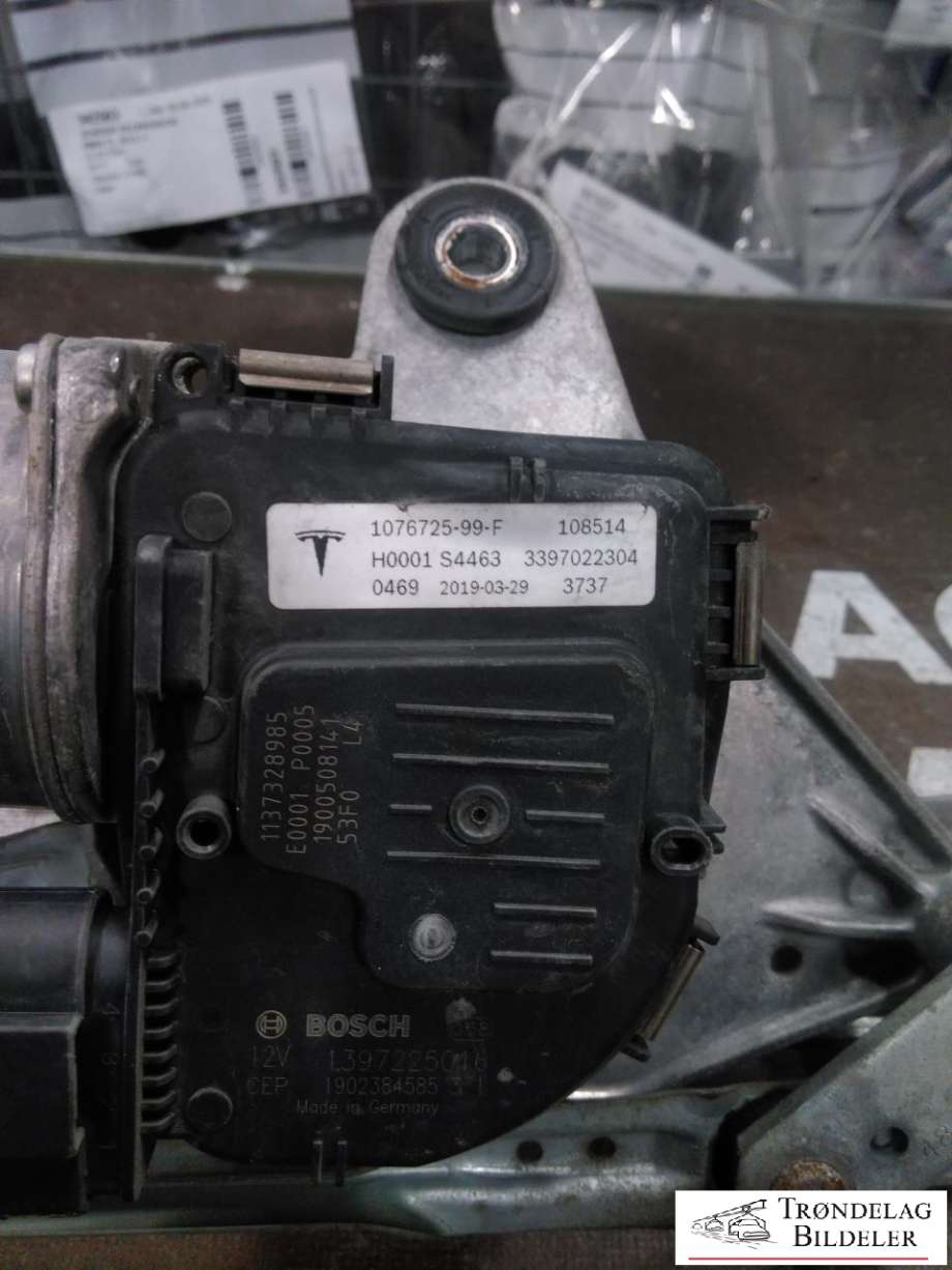 Viskermotor frontrute komplett m/overføring til Tesla Model 3 2018-2023 (Fase 1)  (1397225054|1076725 CN-F|)
