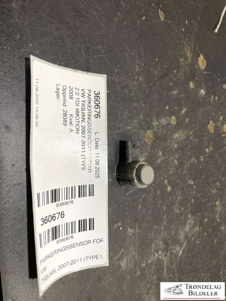 Parkeringssensor foran til VW Tiguan, 2007-2011 (Type I, Fase 1)  (1K0 054 630 B)
