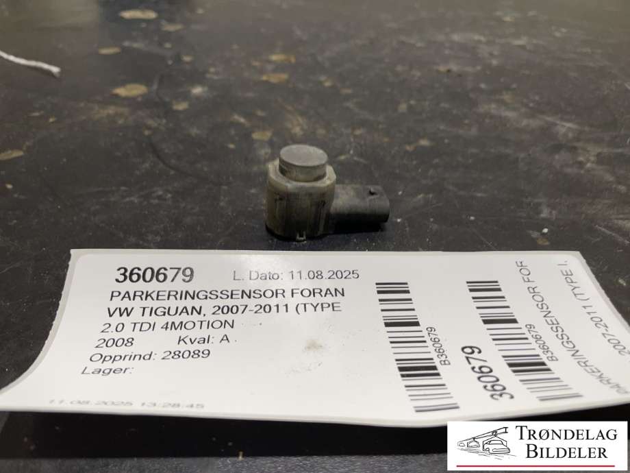 Parkeringssensor foran til VW Tiguan, 2007-2011 (Type I, Fase 1)  (1K0 054 630 B)