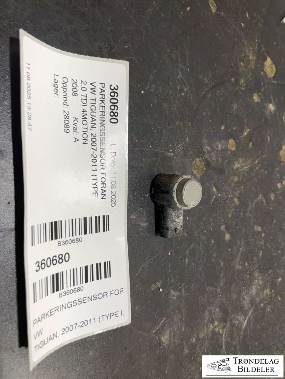 Parkeringssensor foran til VW Tiguan, 2007-2011 (Type I, Fase 1)  (1K0 054 630 B)