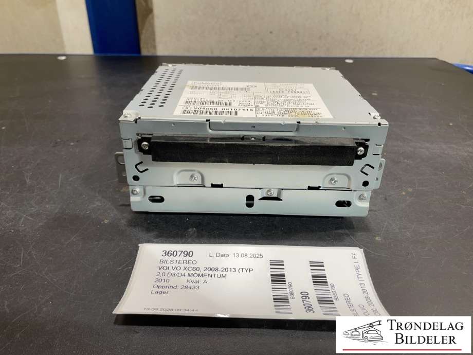 Bilstereo til Volvo XC60, 2008-2013 (Type I, Fase 1)  (31285459 AA)