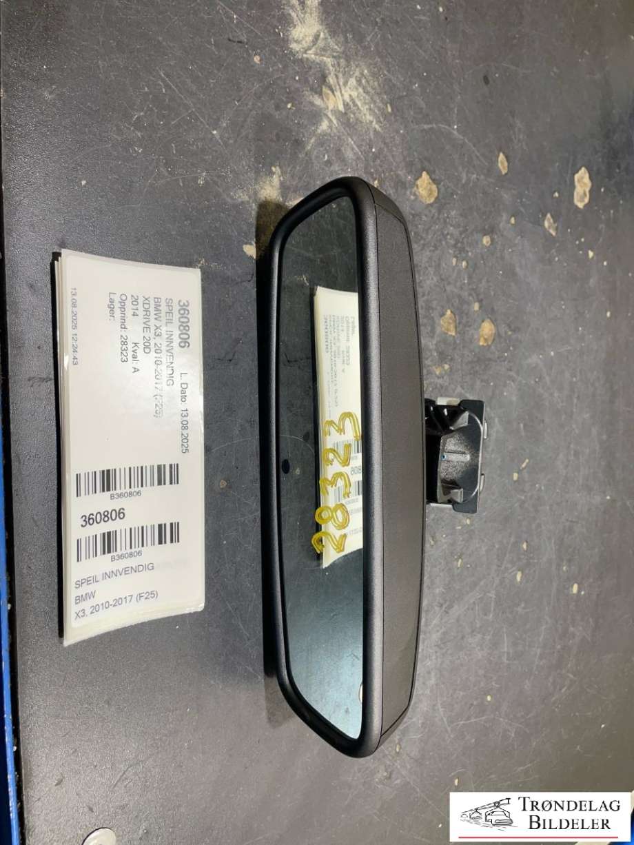 Speil innvendig til BMW X3, 2010-2017 (F25) (F25) (51 16 9 274 266)