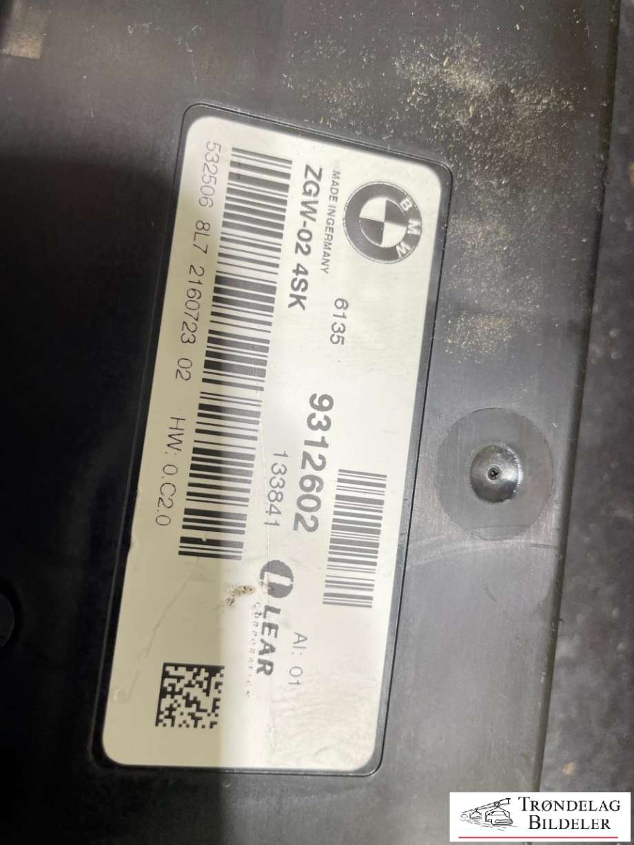 Styreenhet diverse til BMW X3 2010-2017 (F25) (F25) (6135 9312602|)