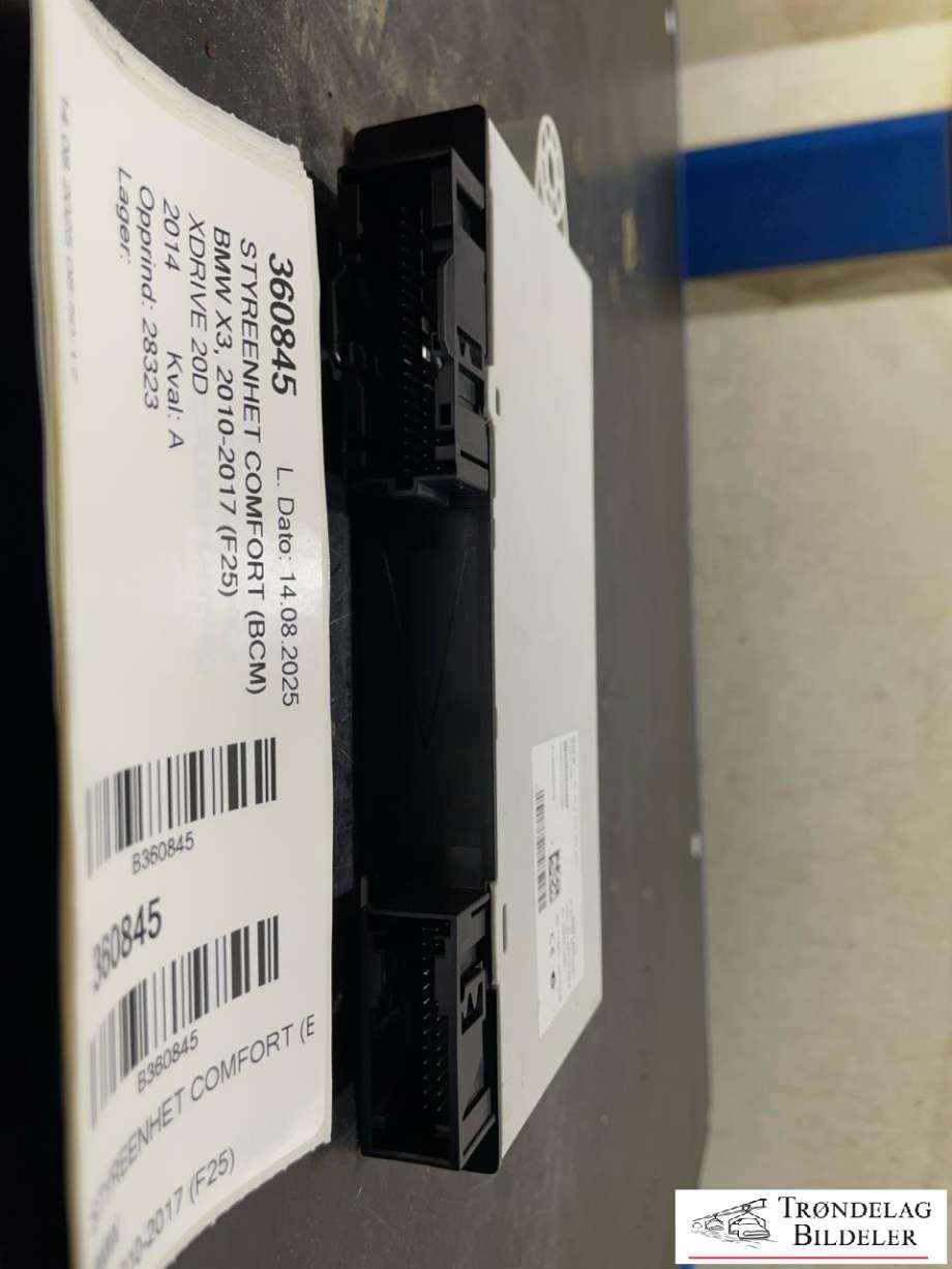 Styreenhet comfort (BCM) til BMW X3 2010-2017 (F25) (F25) (61.35-9318367.9-01|)