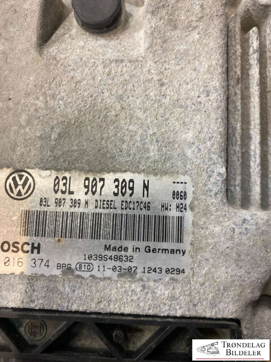 Styreenhet motor til VW Passat 2011-2015 (B7) (B7) (03L907309N|03L 906 018 BE|)