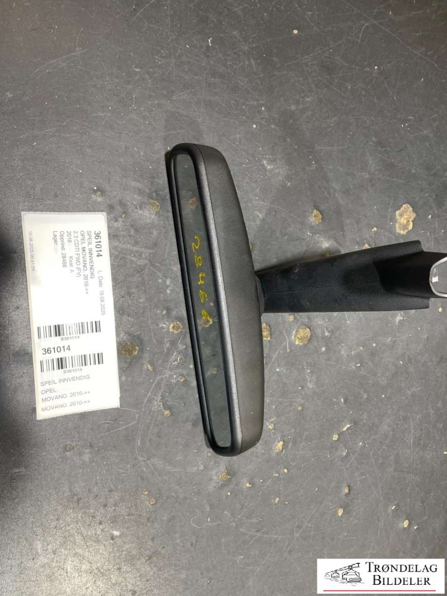 Speil innvendig til Opel Movano 2010-->>  (95521865|95523983|)