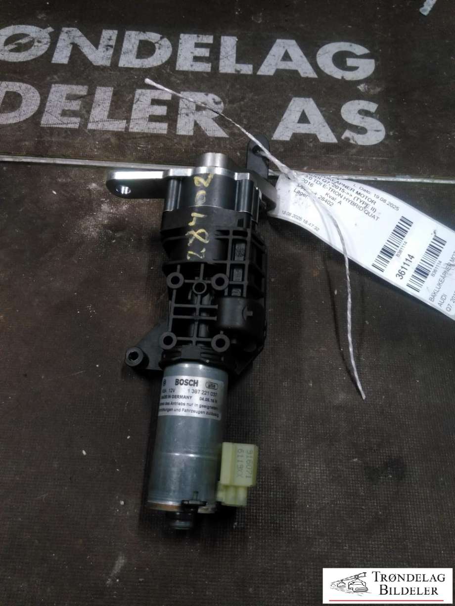 Baklukeåpner motor til Audi Q7, 2015-->> (Type II) (4M0827852A)