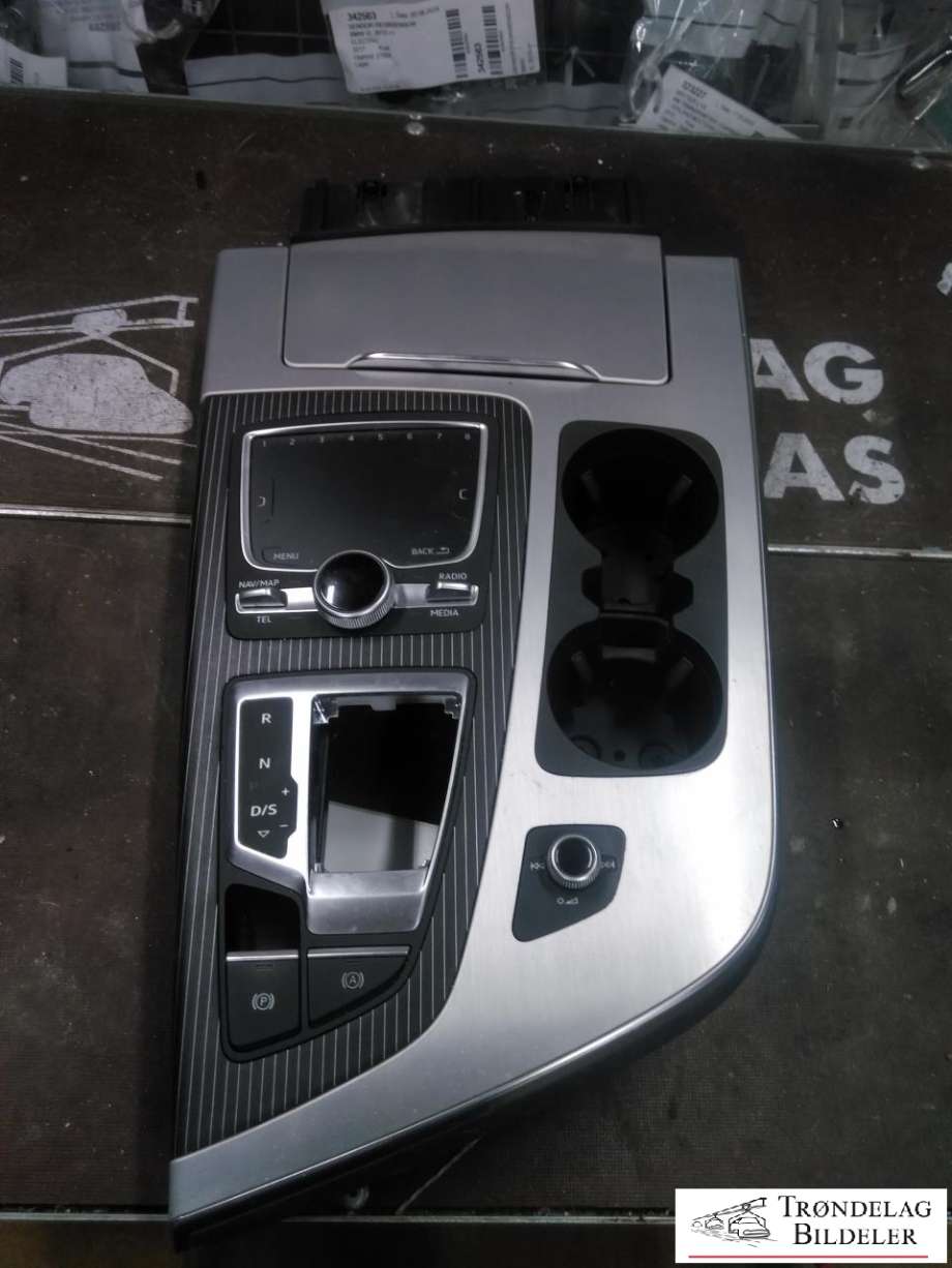 Innredning, Konsoll til Audi Q7, 2015-->> (Type II) (4M0919615H)