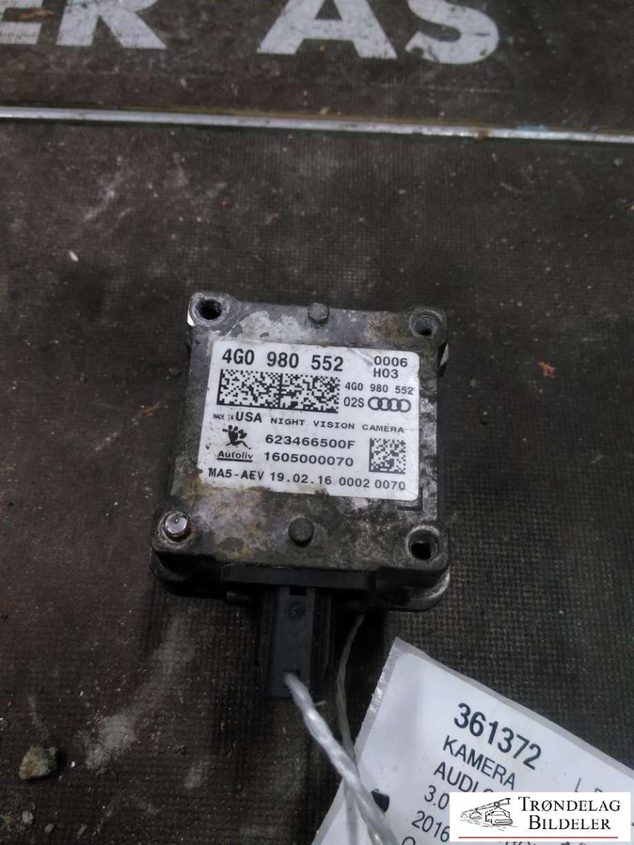 Kamera til Audi Q7 2015-->> (Type II) (4G0980552|)