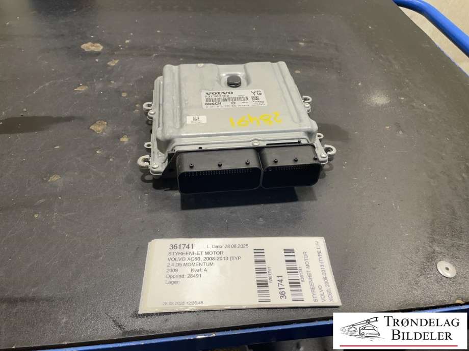 Styreenhet motor til Volvo XC60, 2008-2013 (Type I, Fase 1) (P31303388)